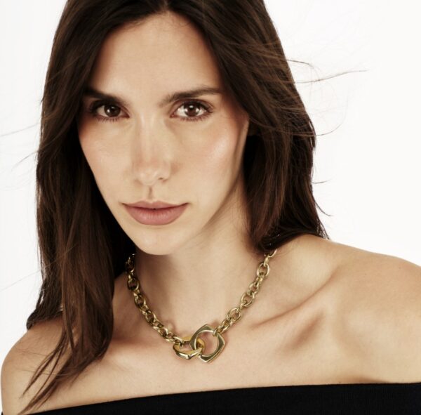 Collana acciaio dorato tetra Goes Big - immagine 2