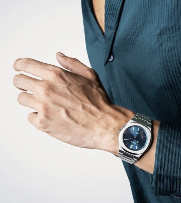 Orologio acciaio Groovy Green Ultra Thin 39 mm D1 - immagine 2