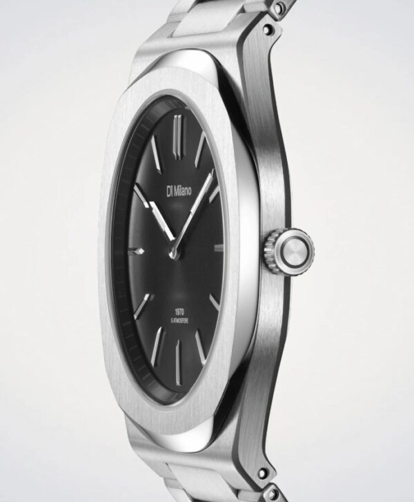 Orologio Groovy Black Ultra Thin 39 mm D1 Milano - immagine 3