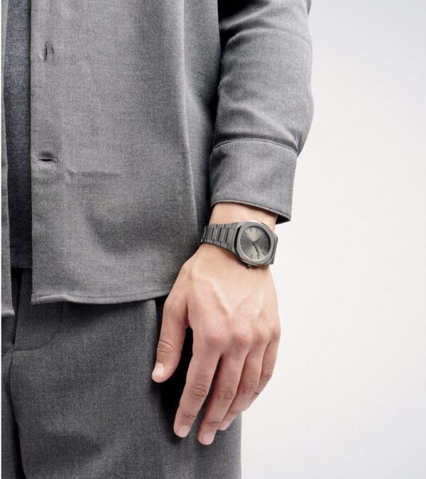 Orologio Antracite Ultra Thin 40 mm  D1 Milano - immagine 2