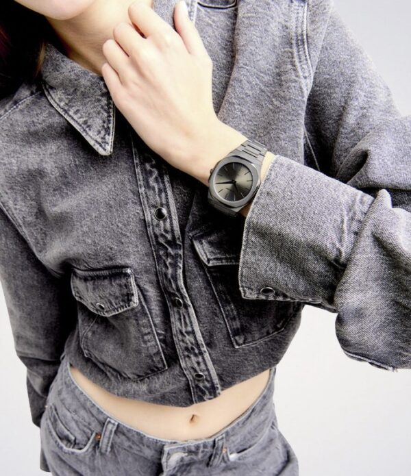 Orologio Antracite Ultra Thin 40 mm  D1 Milano - immagine 3
