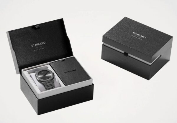 Orologio Antracite Ultra Thin 40 mm  D1 Milano - immagine 4